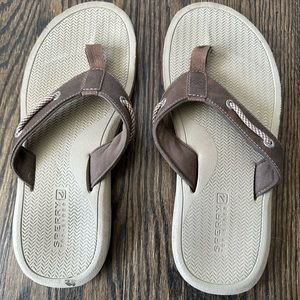 Men’s Sperry Top Sider Sandals Thongs Size 10